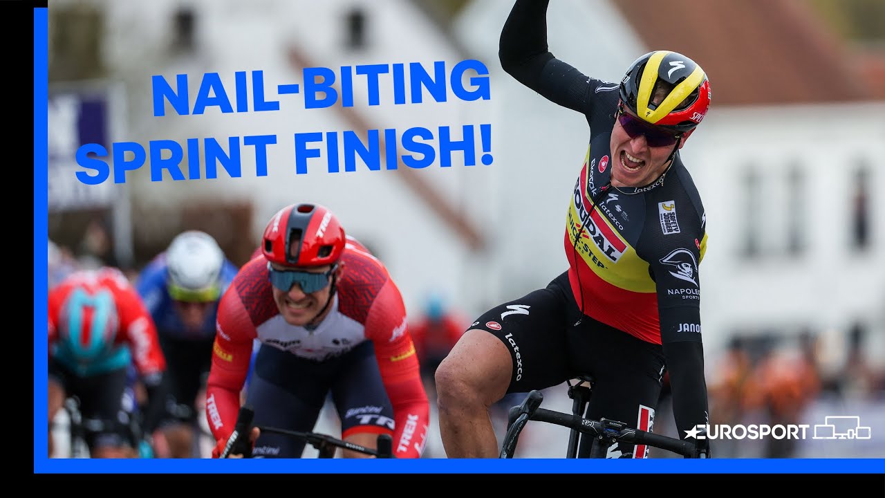 "That Was A Close One!" | Tim Merlier Takes The Nokere Koerse Win At The Last Minute! | Eurosport