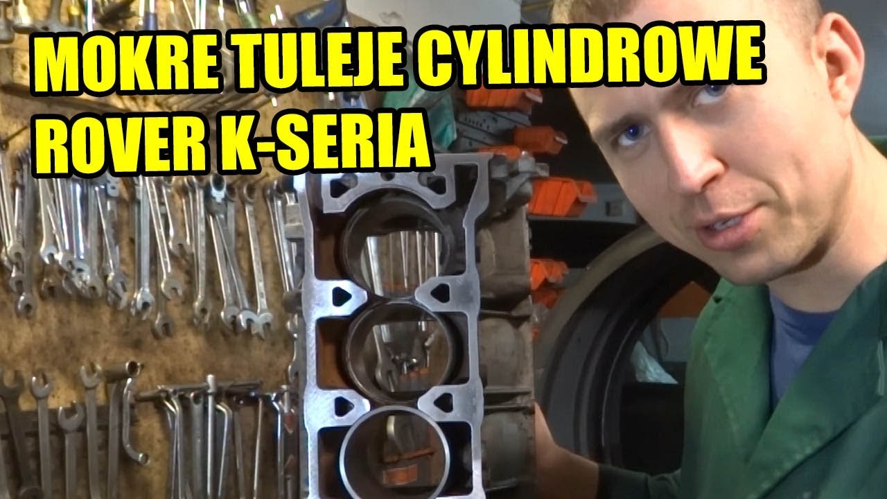 ZŁOŚLIWOŚĆ RZECZY MARTWYCH, MOKRE TULEJE CYLINDROWE, ROVER K-SERIA SKŁADANIE SILNIKA