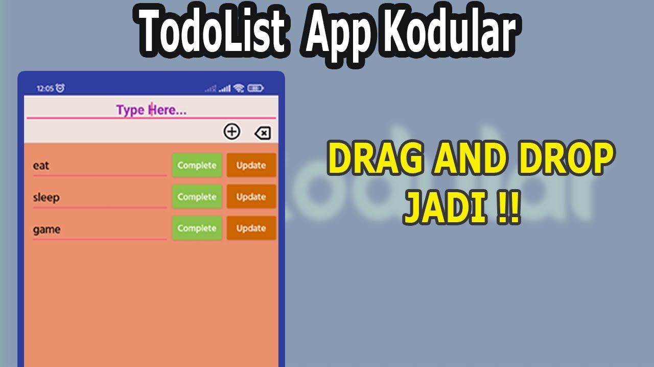 Cara Bikin Aplikasi TodoList Sederhana Dengan Kodular || Todolist App Kodular