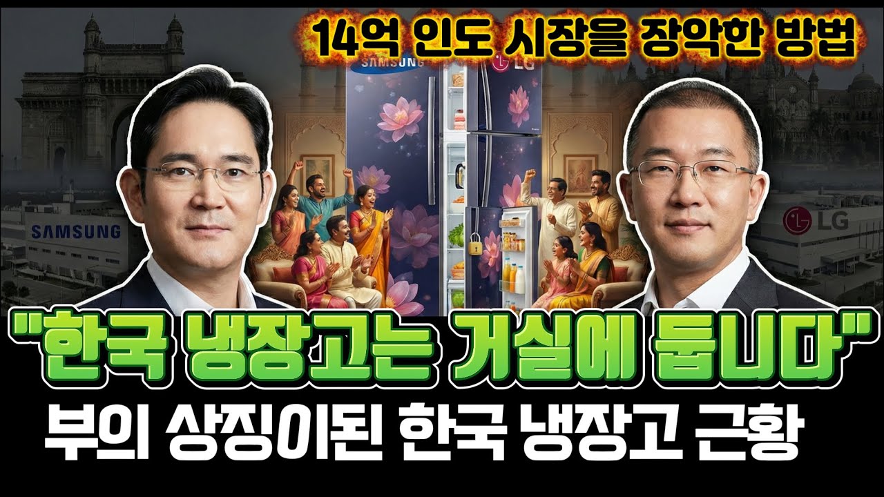 삼성·LG가 냉장고에 '자물쇠'를 달자, 14억 인도인이 줄을 서기 시작했다