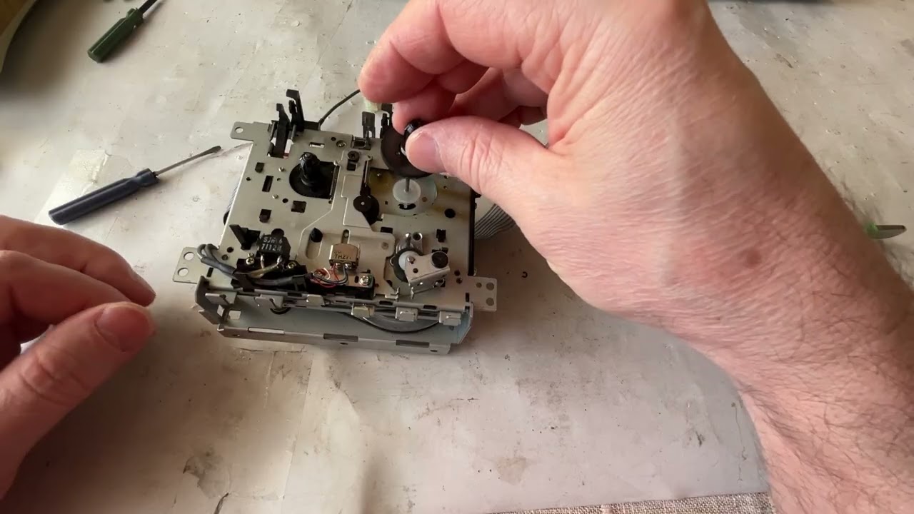 Technics rs-t10 ремонт лівої кишені:)