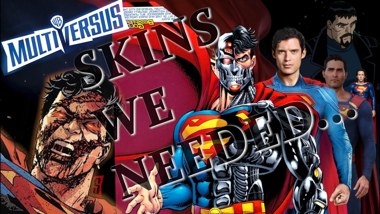 TOP 10 MISSED SKINS for Superman in Multiversus #multiversus #cyborgsuperman #manoftomorrow #dcu