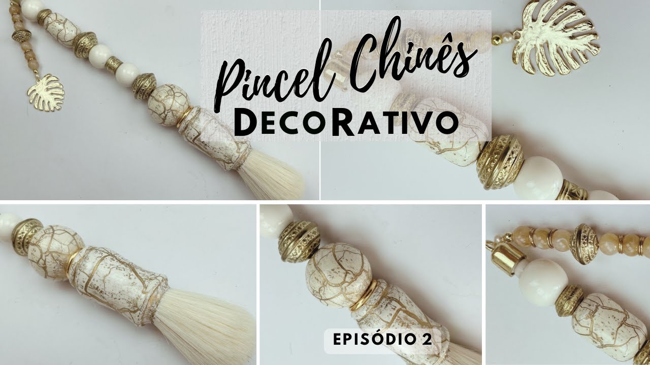 DECORAÇÃO DIY DE OUTRO NÍVEL: PINCEL CHINÊS COM UM TOQUE 