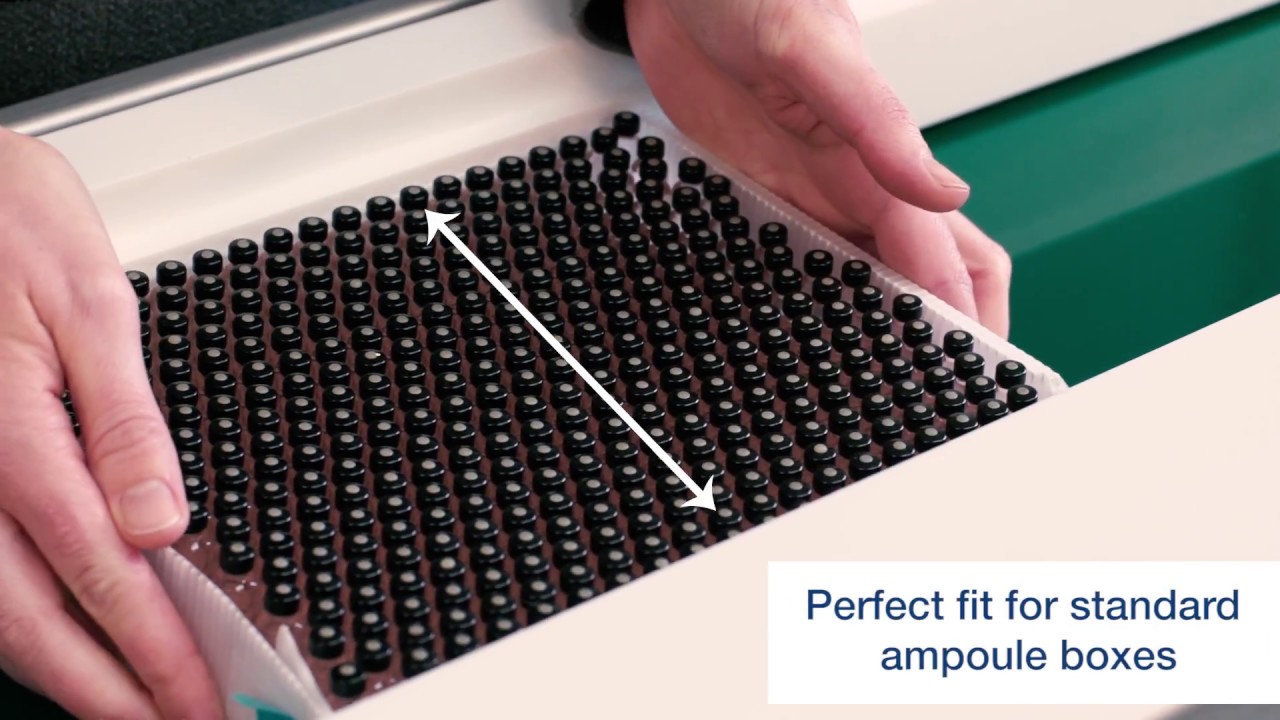 Ergonomic Pharma Infeed for Ampoule and Vial Handling