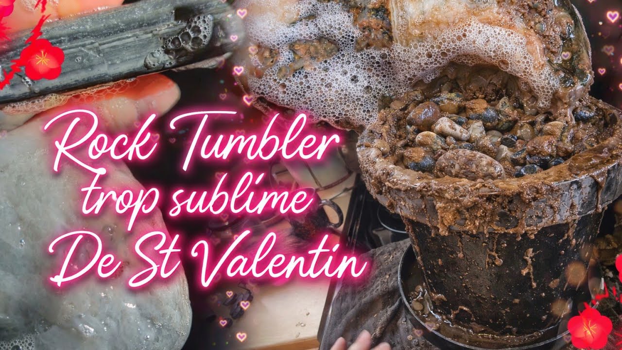 Nouvelle Batch, gros rock tumbler. Étape 1 sur une semaine et résultat 
