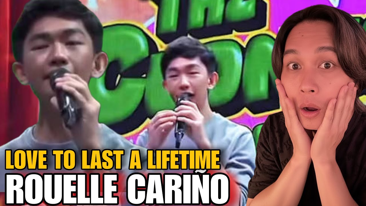 ROUELLE CARIÑO sings "Love To Last A Lifetime" by Jose Mari Chan | REACTION