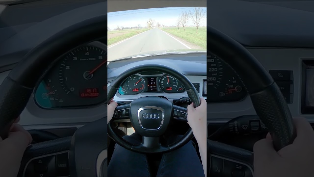 Audi A6 C6 3.0TFSI V6 290KM Acceleration