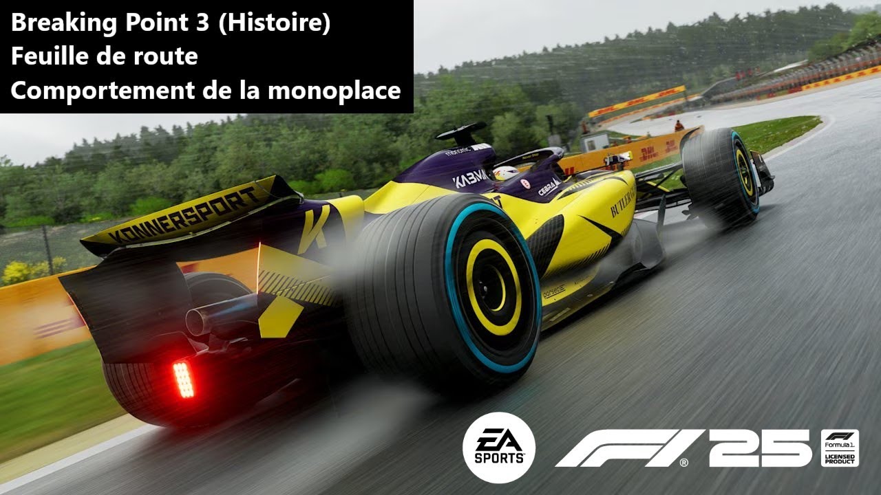 F1 25 : BREAKING POINT 3 / COMPORTEMENT DE LA MONOPLACE (HANDLING)
