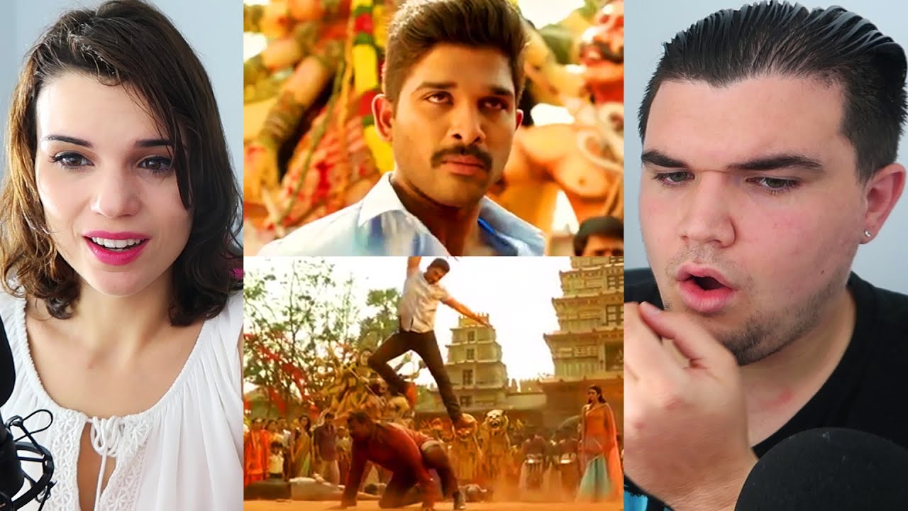 ALLU ARJUN — Новая лучшая реакция на экшн-сцену | Южноиндийский — Sarrainodu Лучшие экшн-сцены