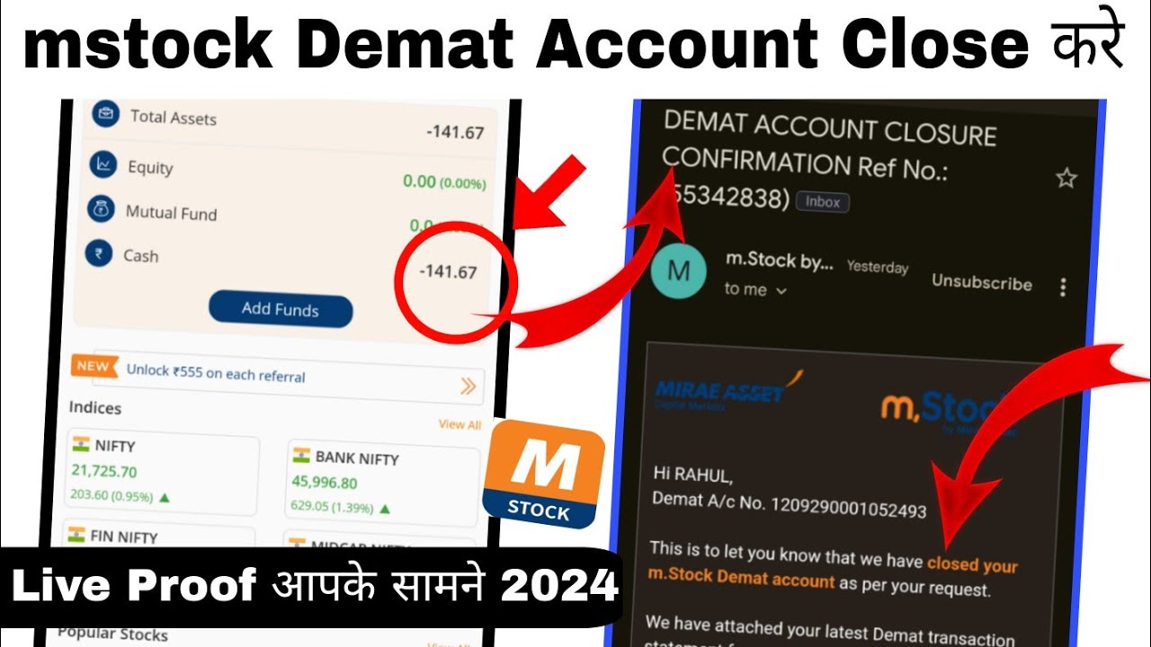 How to close mstock demat account online 2024 | Mstock demat Account bnd kaise kre