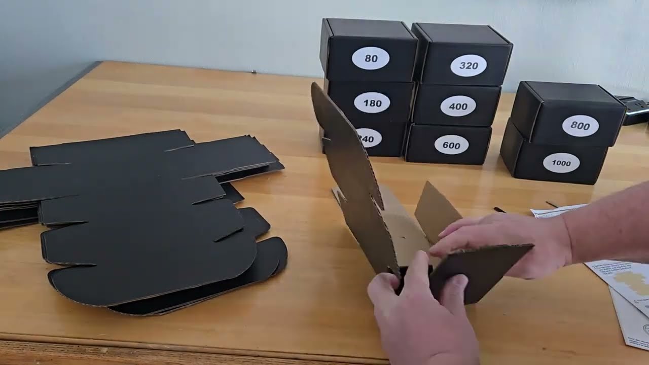 AAG Packaging Corrugated Shipping Box Mailers (6"x4"x3" Black/Set of 20)
