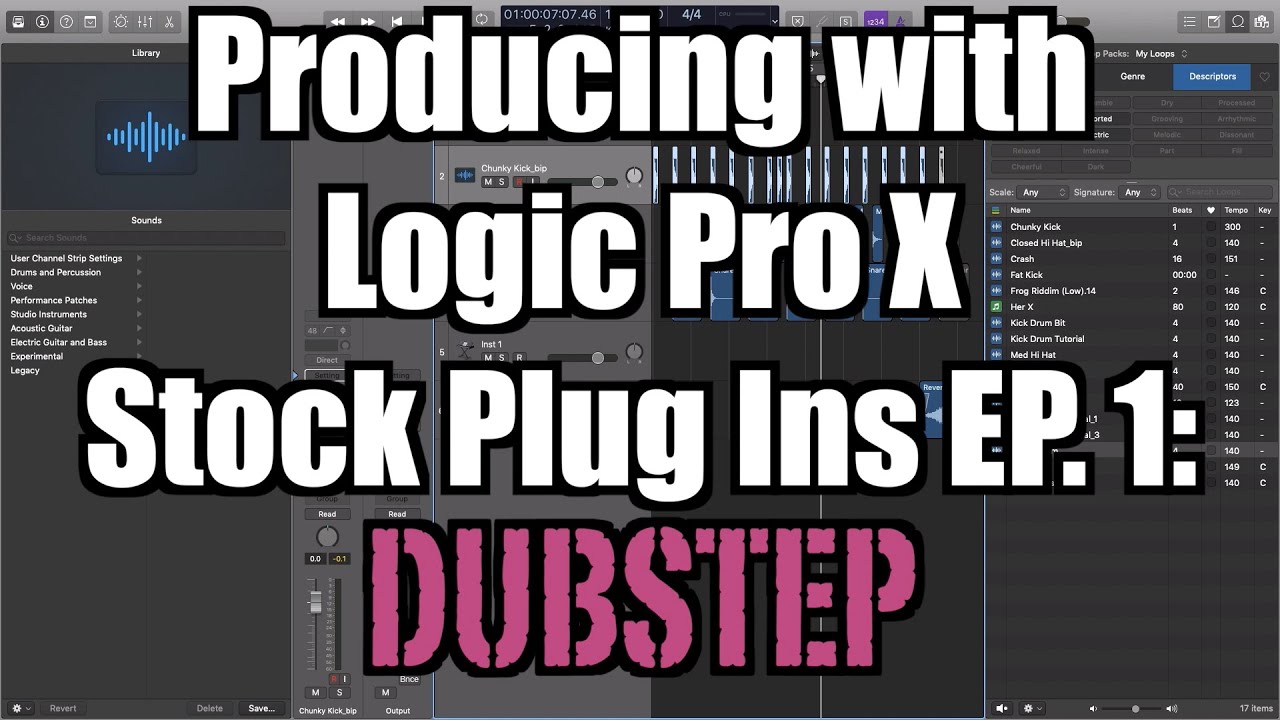 Producing with Logic Stock Plug Ins Ep 1: Dubstep - TimmyG