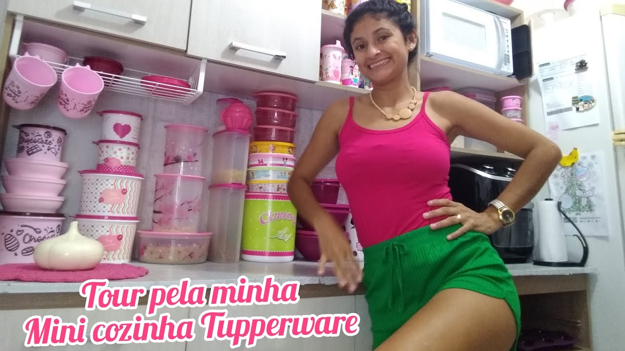 #tour #cozinha #corderosa   Tour pela minha Cozinha Tupperware 💕