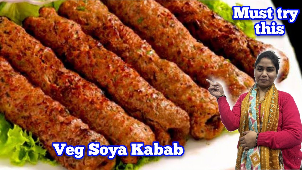 Veg Seekh Kabab Recipe | Restaurant Style Seekh Kabab at Home | Crispy & Juicy Kabab