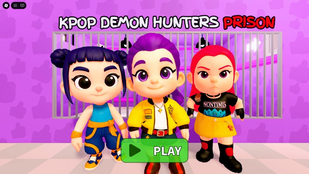 Baby K Pop Demon Hunters Prison Ecape Roblox!
