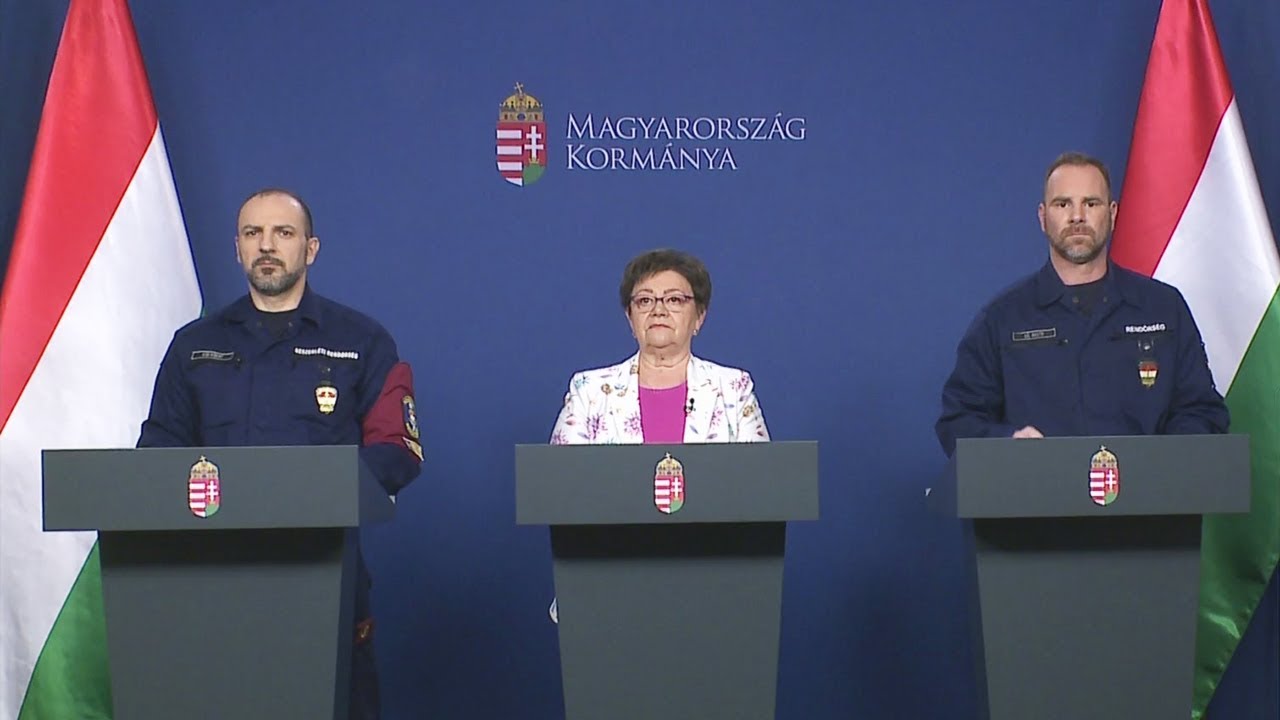Az operatív törzs sajtótájékoztatója (2020. április 11.)