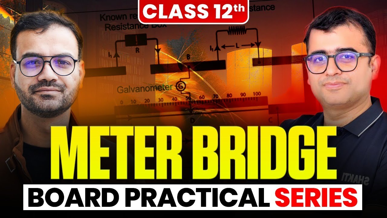 How to Find Unknown Resistance using Meter Bridge | Class 12 Physics Practical CBSE Board |