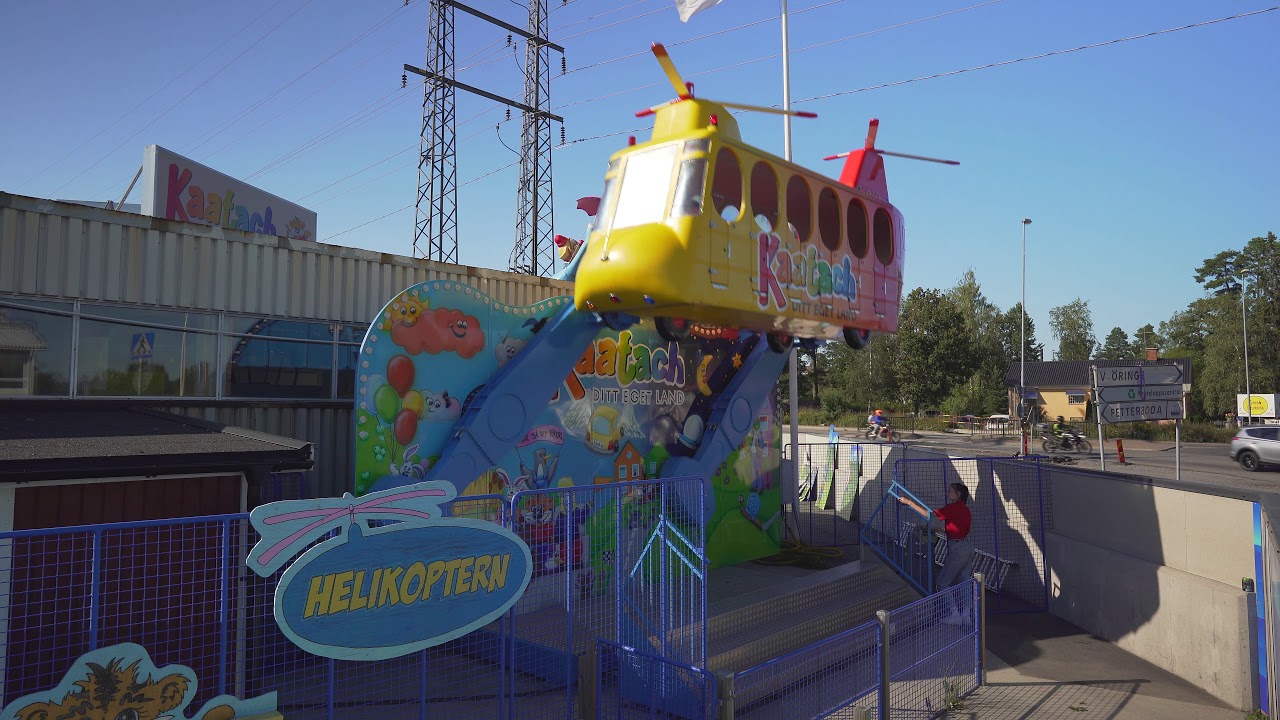 Sweden, Tyresö, Kaatach lekland, HELIKOPTERN ride