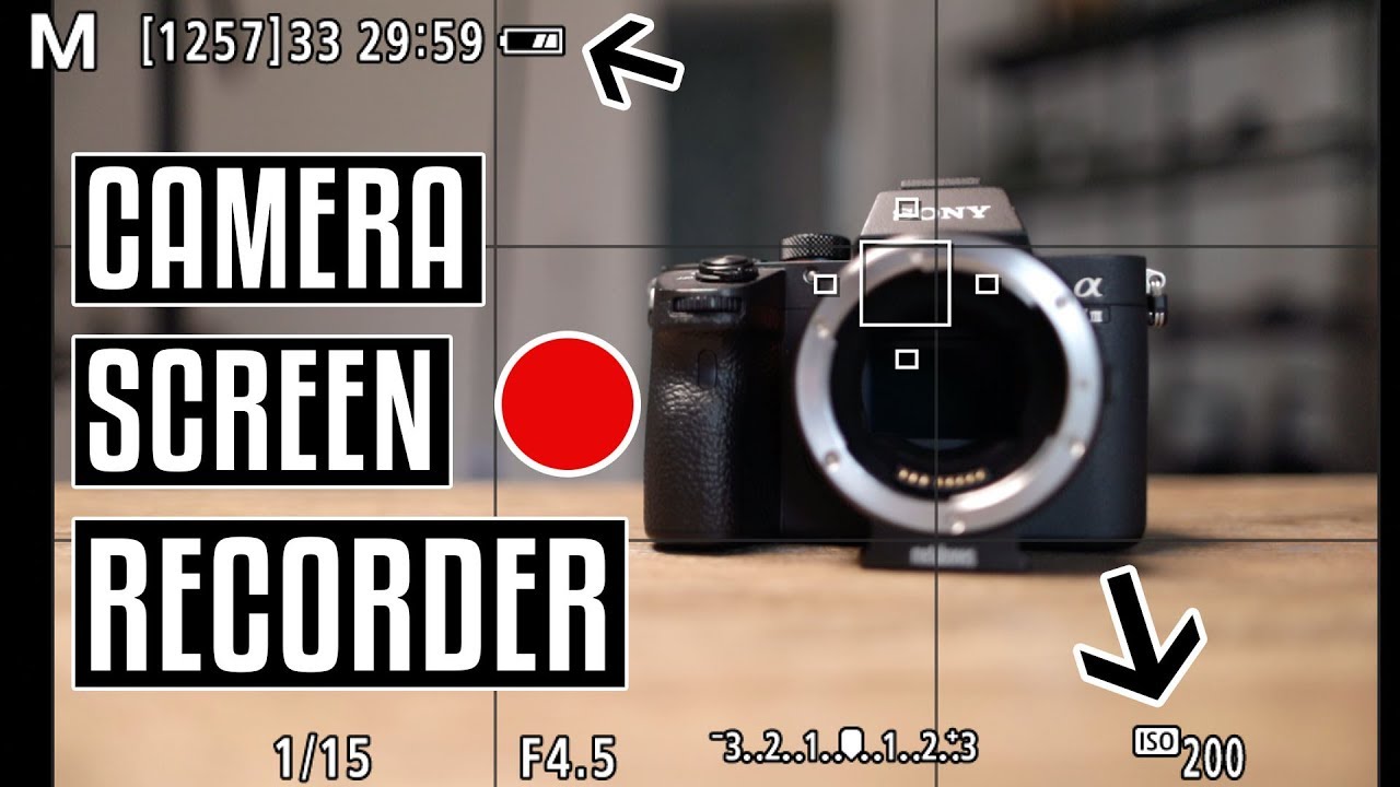 How to record a camera screen | camera menu | EVF | live view | english tutorial