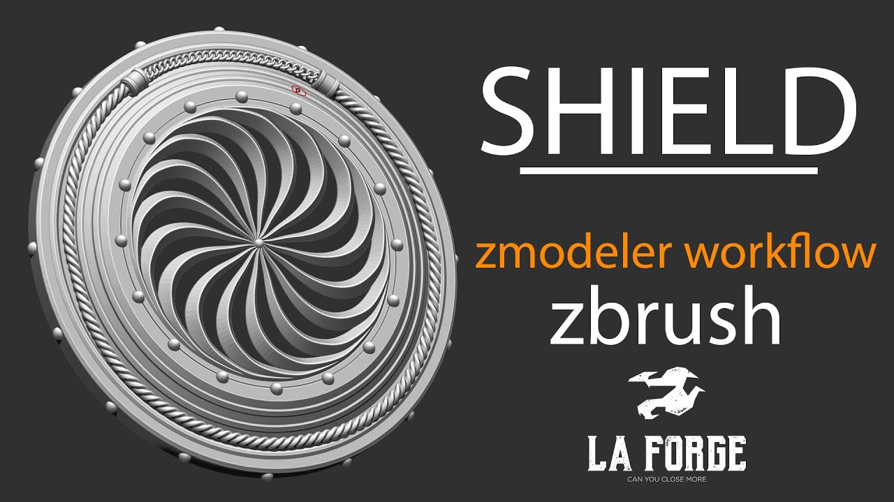 Shield / zModeler workflow with zbrush