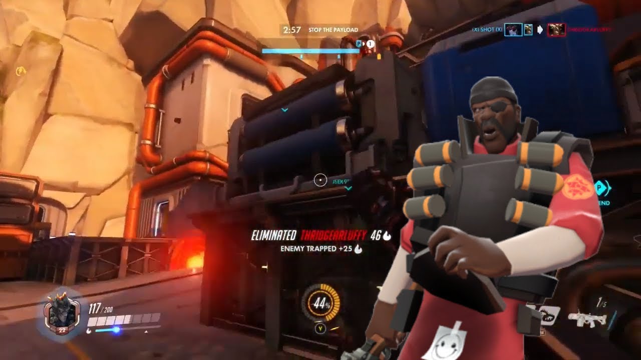 Demoman Plays Overwatch