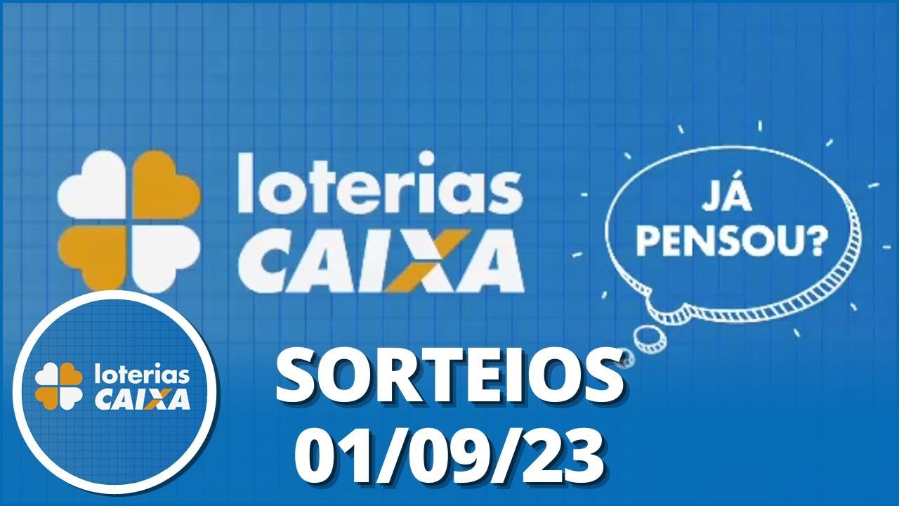 Loterias CAIXA: Quina,&nbsp;Super Sete e mais 01/09/2023