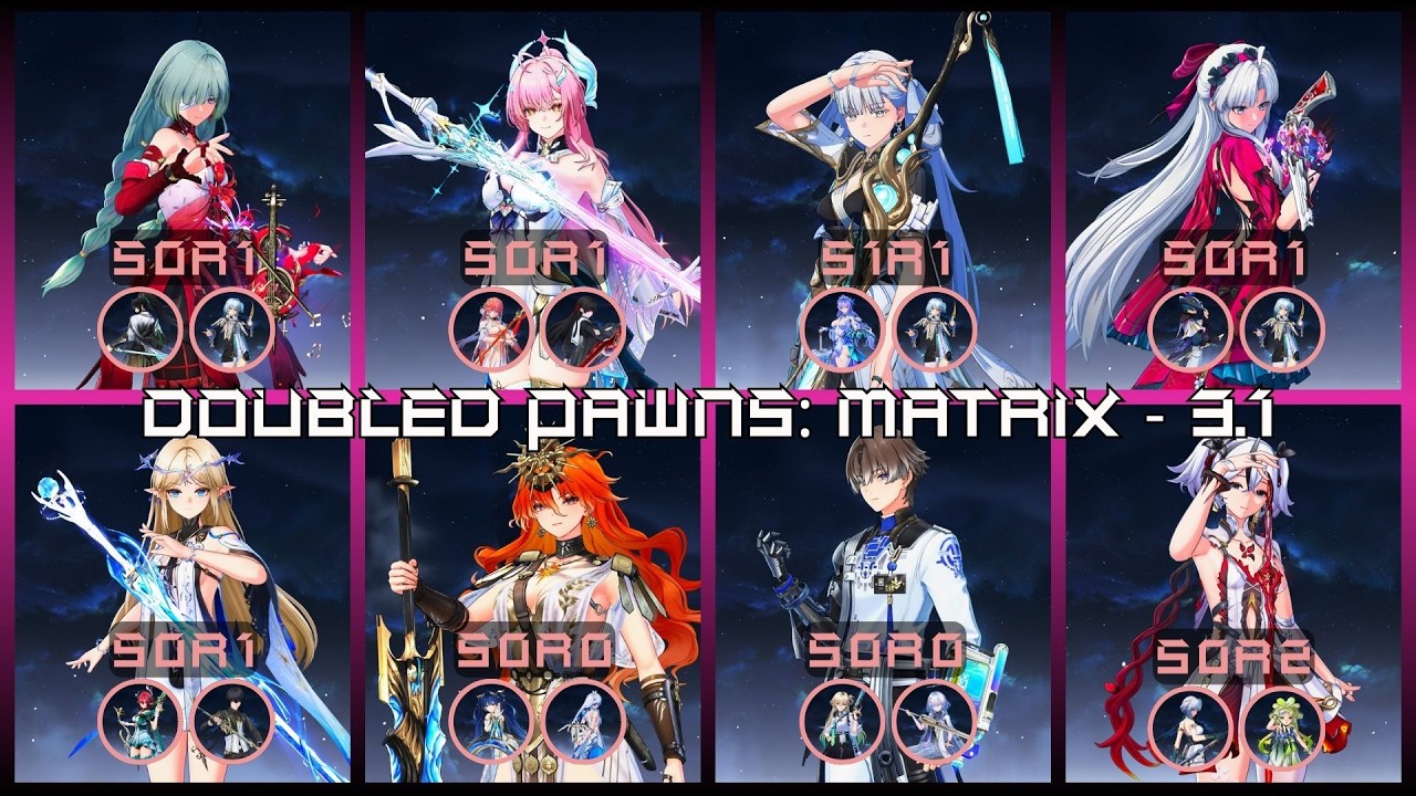 DOUBLED PAWNS: MATRIX - NEW RESET 3.1 | 8 Teams - 48k Points | Wuthering Waves