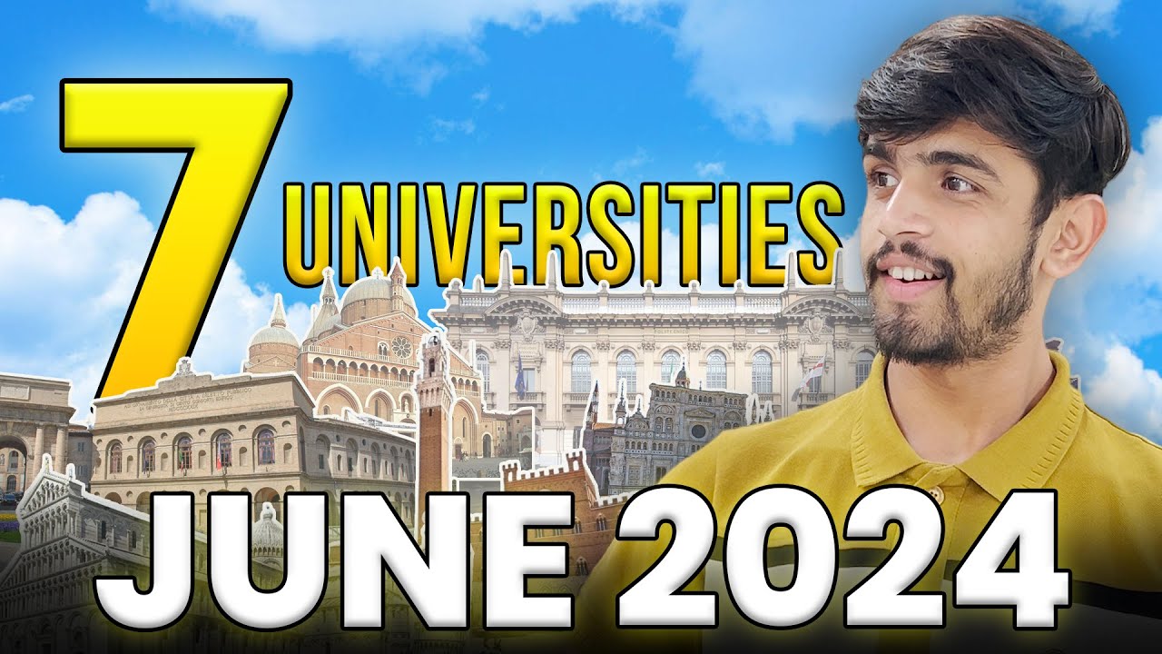 HURRY UP! THESE 7 ITALIAN UNIVERSITIES ARE STILL OPEN FOR SEPTEMBER INTAKE | STUDY IN ITALY 2024