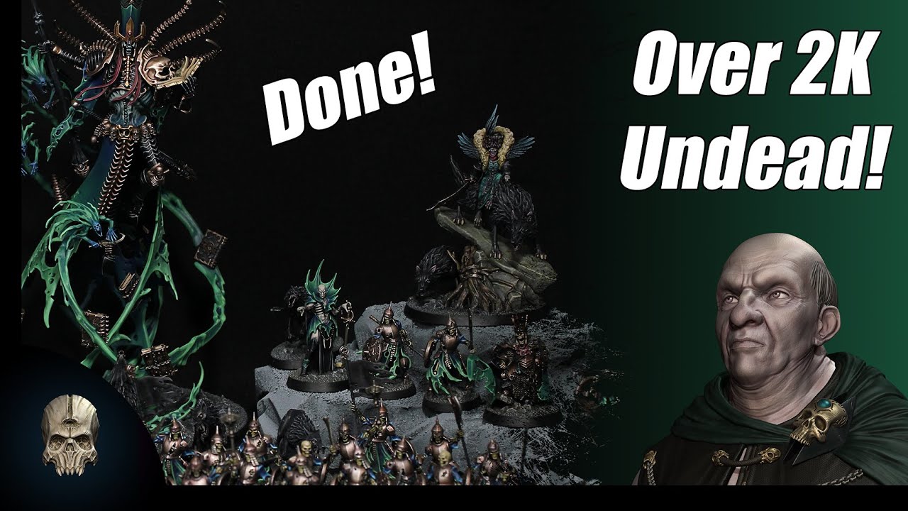 Hobby Vlog: Finishing Over 2k Soulblight Gravelords Army and 1k Subscriber Thank You!