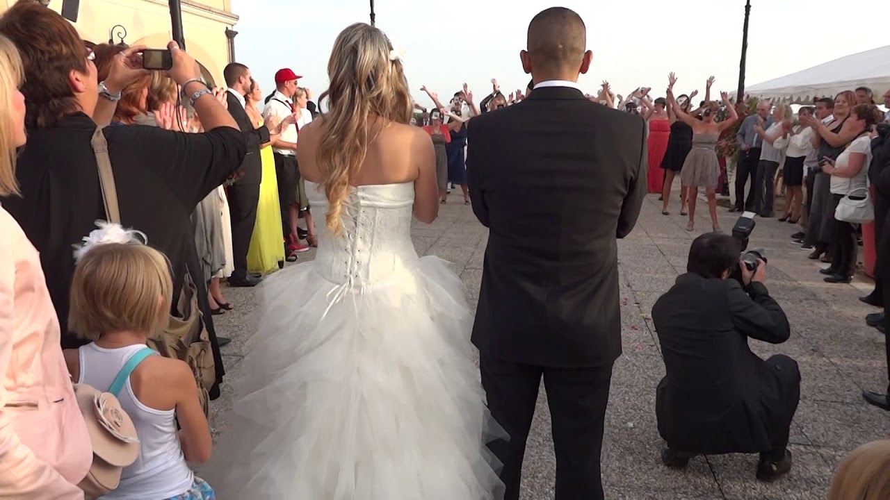 flashmob lady gaga mariage rachel et Brahim