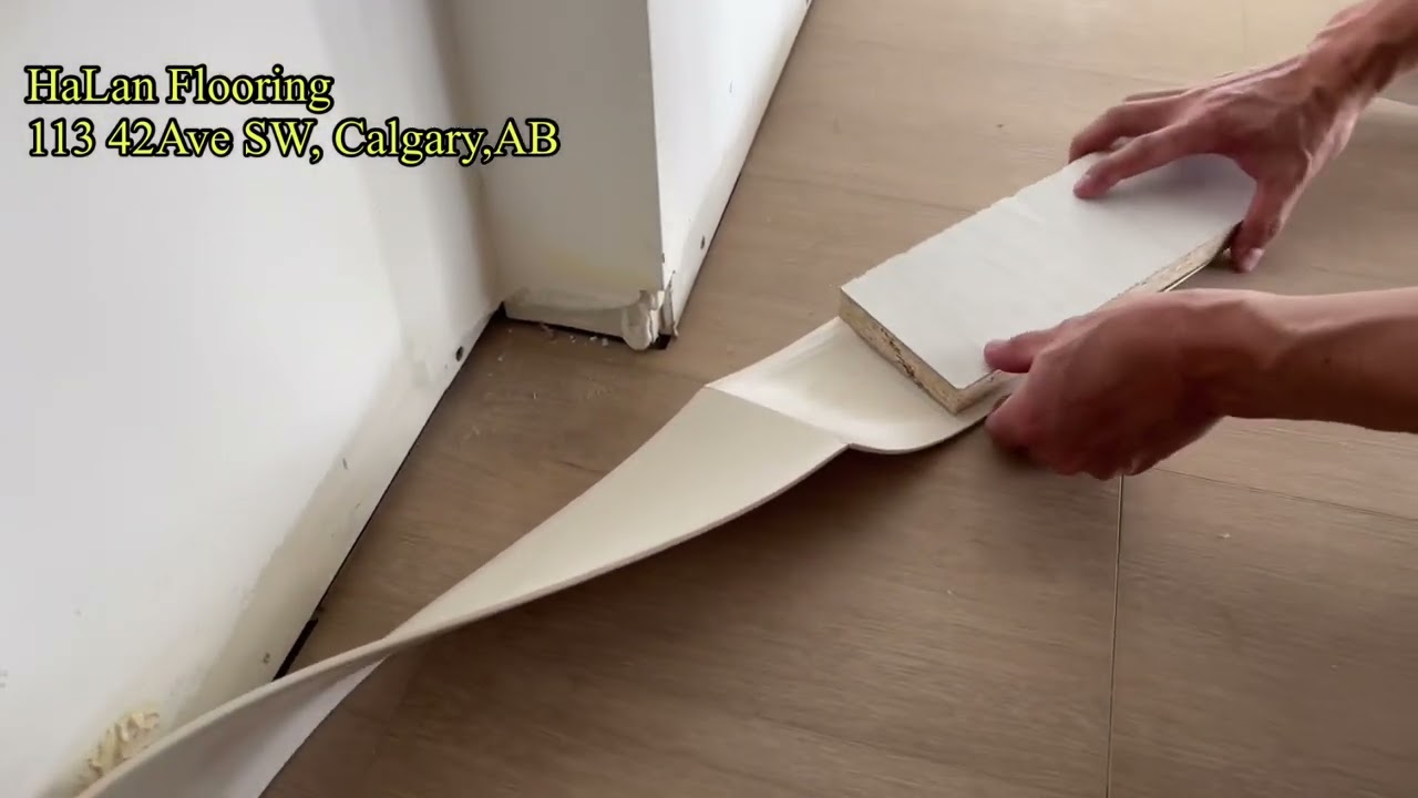 How to install rubber wall base - HaLan Flooring