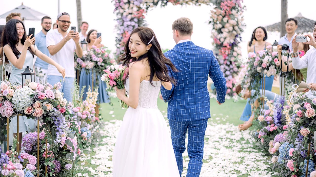 Влог на международную свадьбу пары за рубежом👰🏻💍  Свадьба после душа🪄✨ Nerin Vova