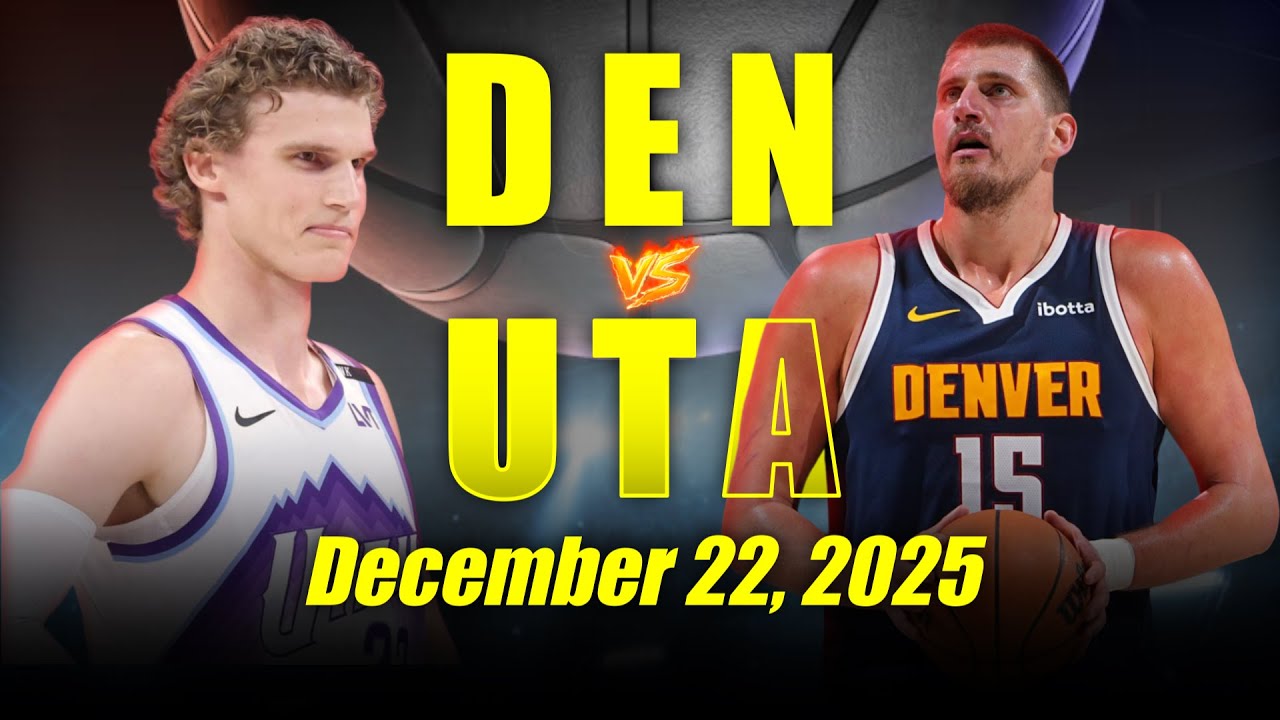 Denver Nuggets vs Utah Jazz – Full Game Highlights | December 22, 2025 | NBA Season