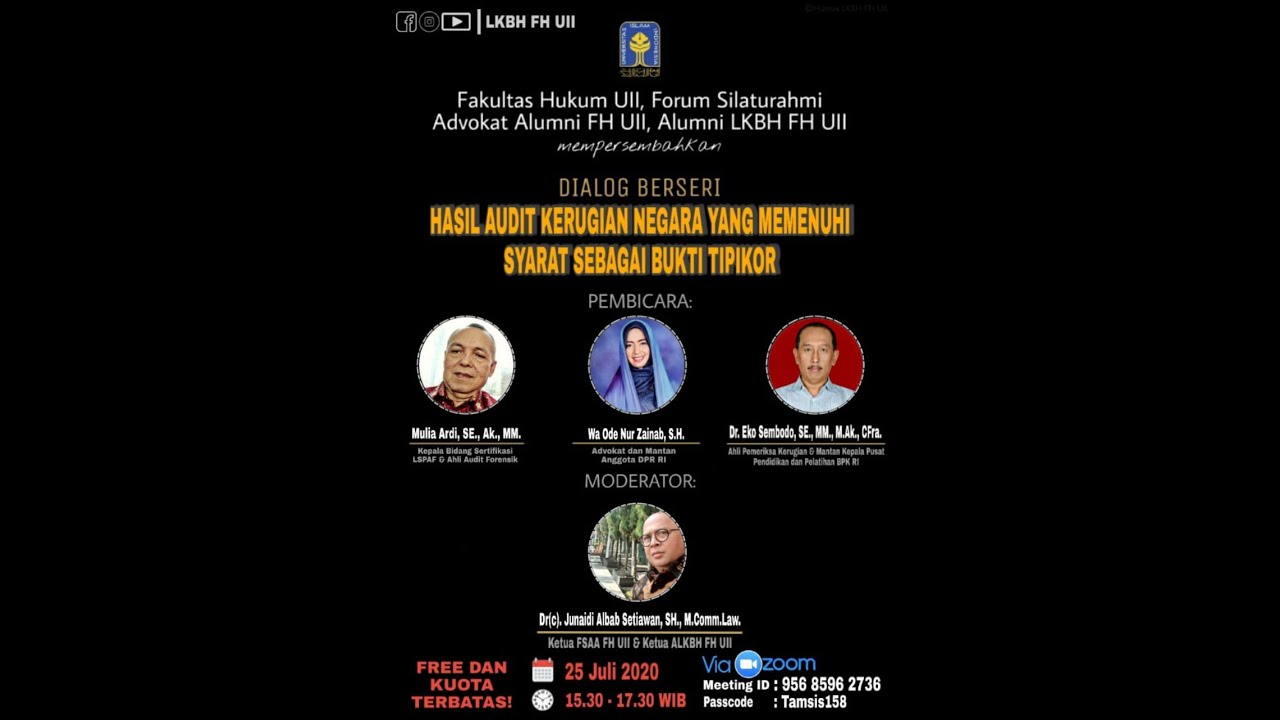 HASIL AUDIT KERUGIAN NEGARA YANG MEMENUHI SYARAT TIPIKOR