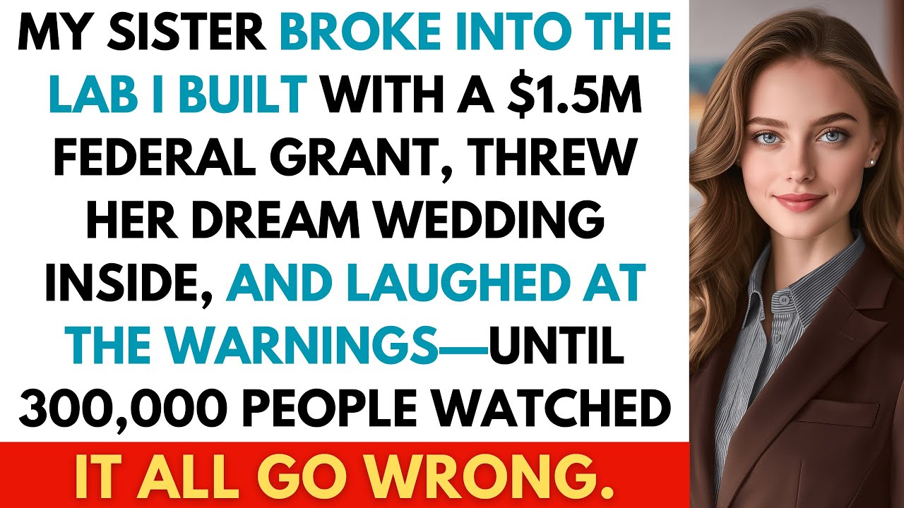 I Built a $1.5M Research Lab—Then My Sister Used It for Her Wedding and Caused a Federal Crisis