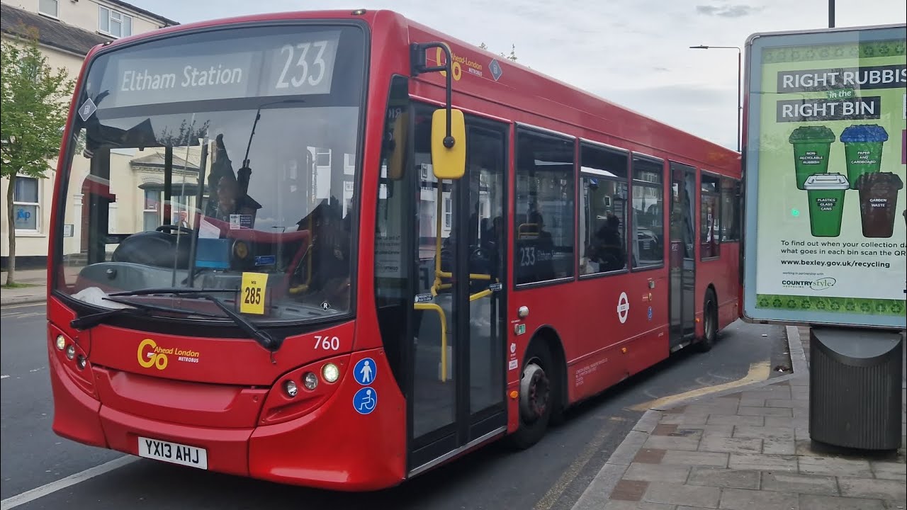 *Fast One* | Go-Ahead London 760 YX13AHJ Bus Route 233 | ADL Enviro 200 Allison Euro 5