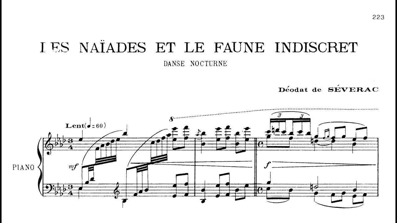 Déodat de Séverac - Les naïades et le faune indiscret [Danse Nocturne]
