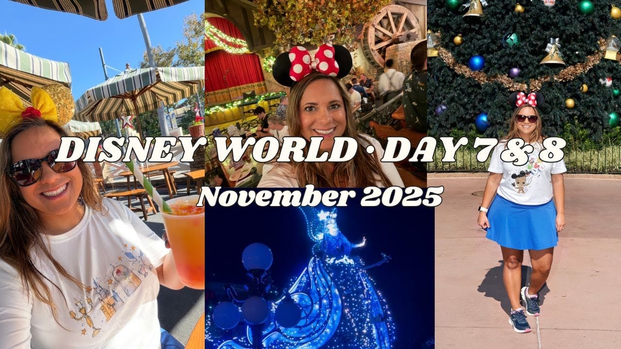 Slow, Unplanned Disney Days | EPCOT Evenings, Beer Garden, Mickey Waffles & Starlight Parade