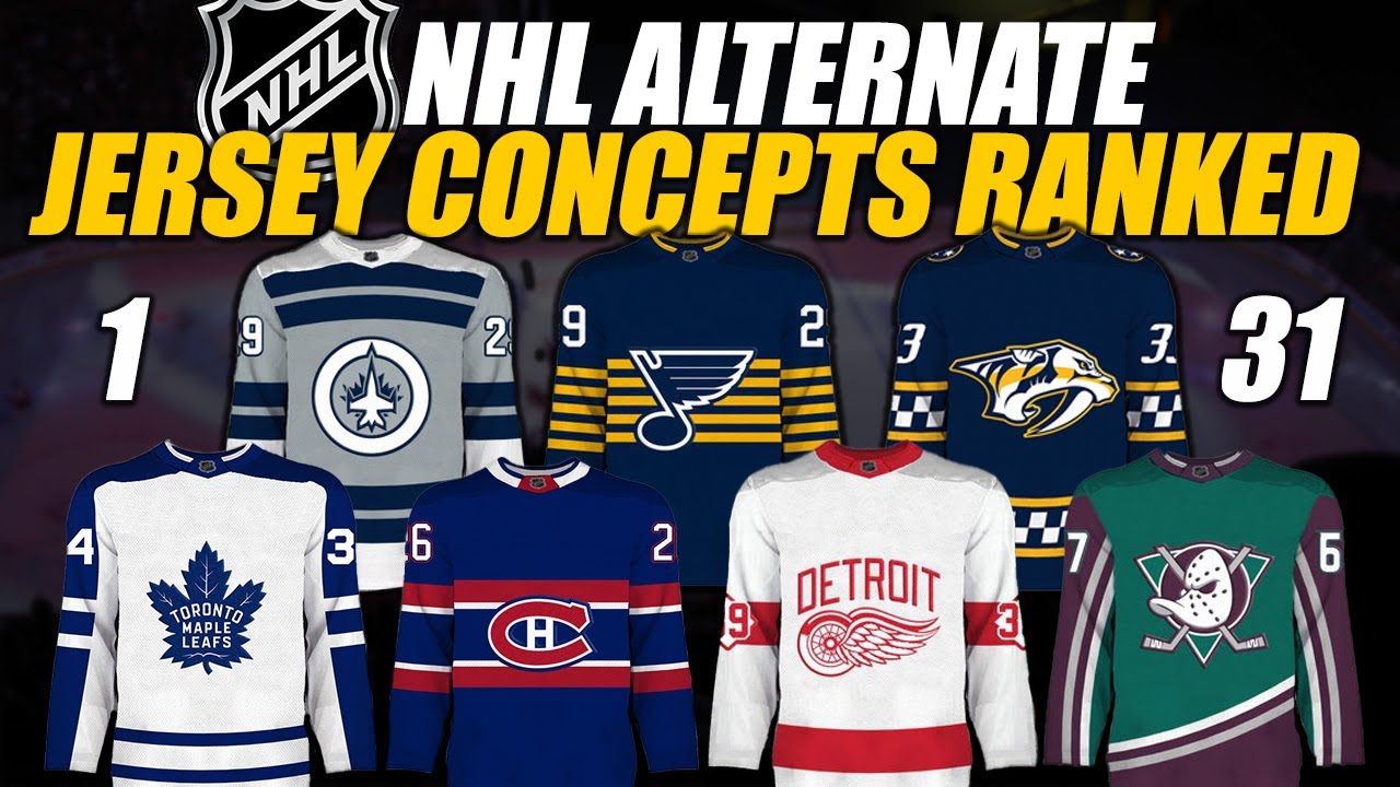 NHL Alternate Jersey Concepts Ranked 1-31! #2