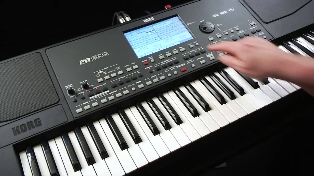 04 KORG PA600 - Reproducción de canciones