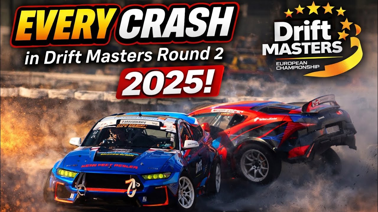 EVERY CRASH in Drift Masters Round 2 2025!