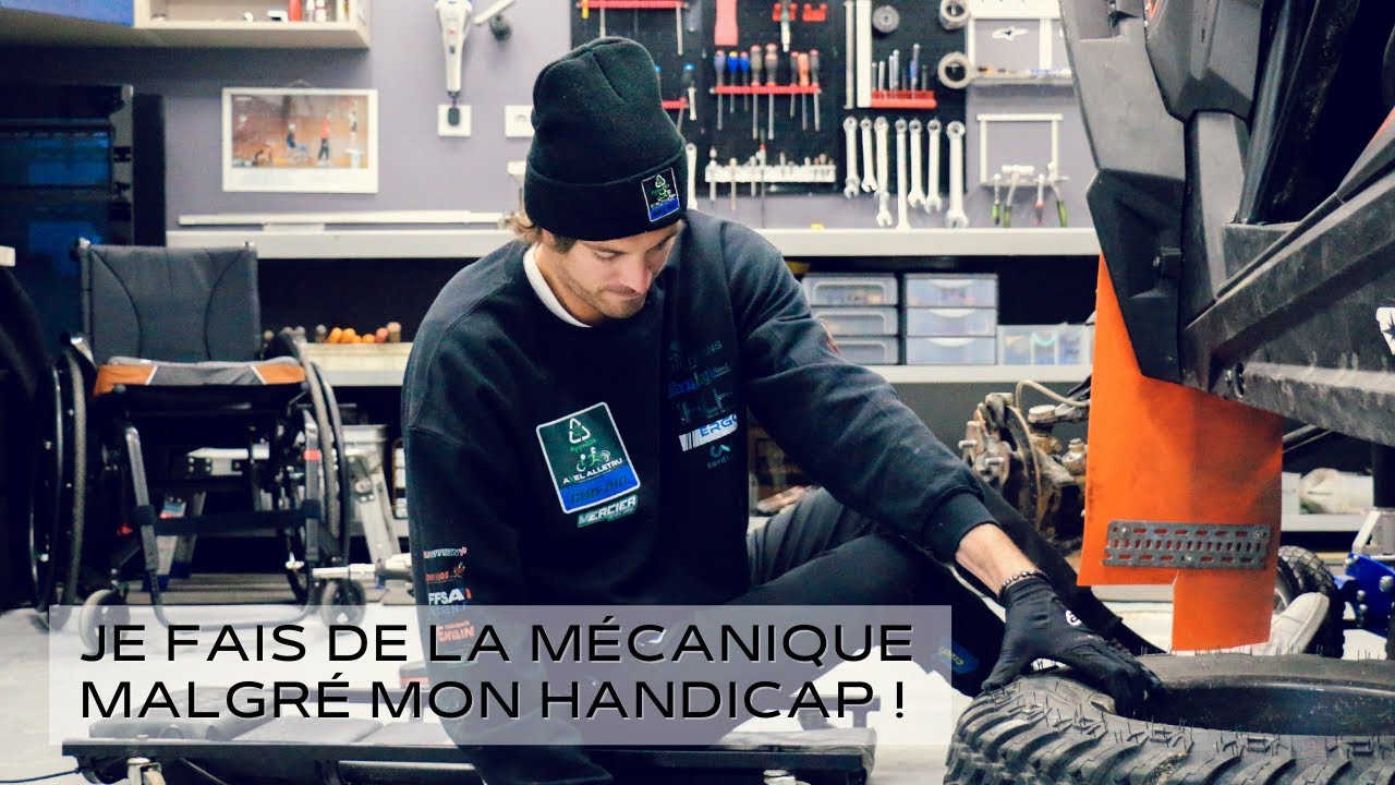 Faire de la mécanique en fauteuil roulant ? C’est possible !!
