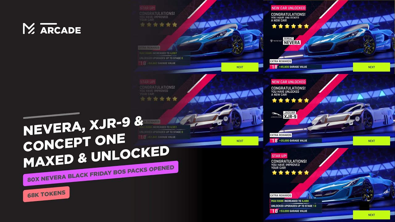2023 BLACK FRIDAY EVENT || Asphalt 9 - Spending 68k tokens for 80x Nevera BOS packs & Unlocking