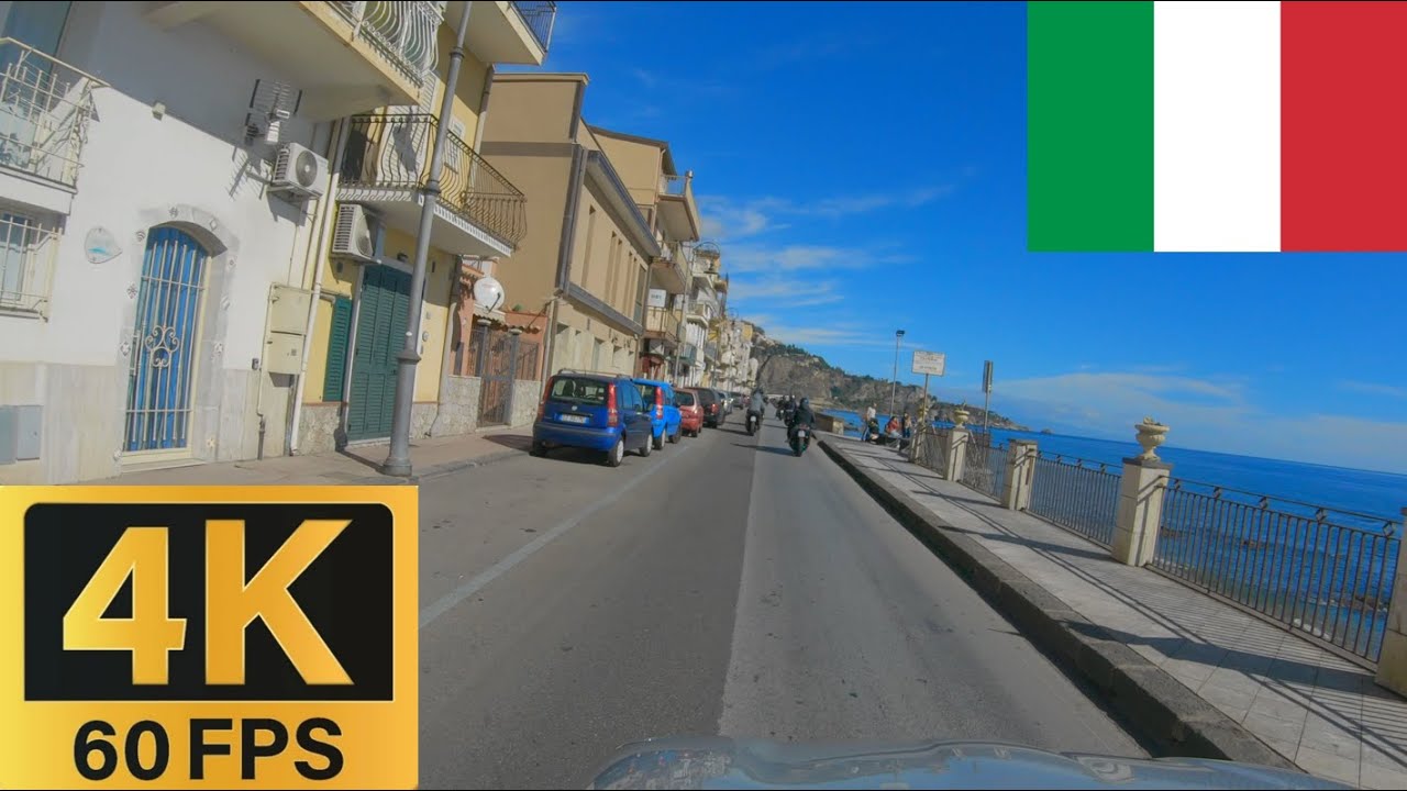 Sicily Coast | Giardini Naxos & Taormina | Italy #4k60fps