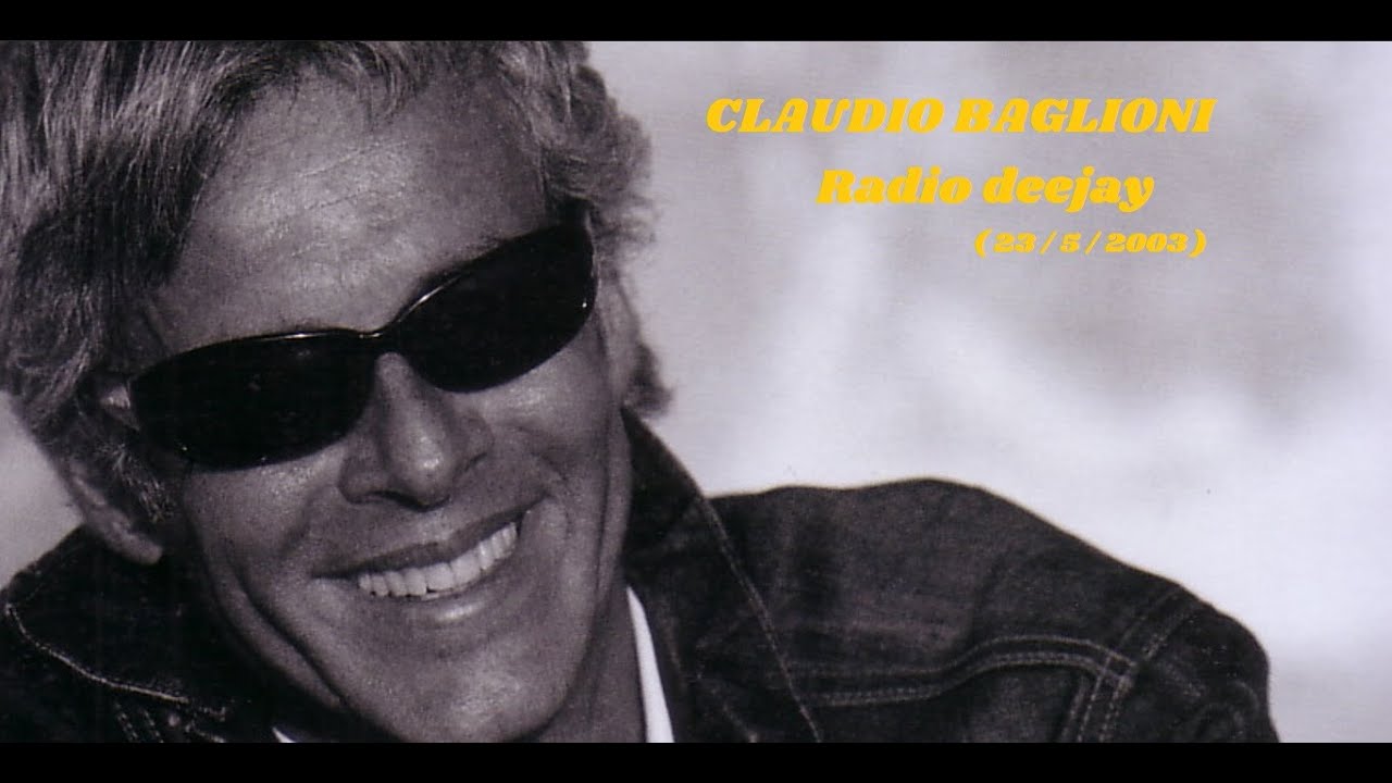 Claudio Baglioni - Radio deejay (23 /5 / 2003)