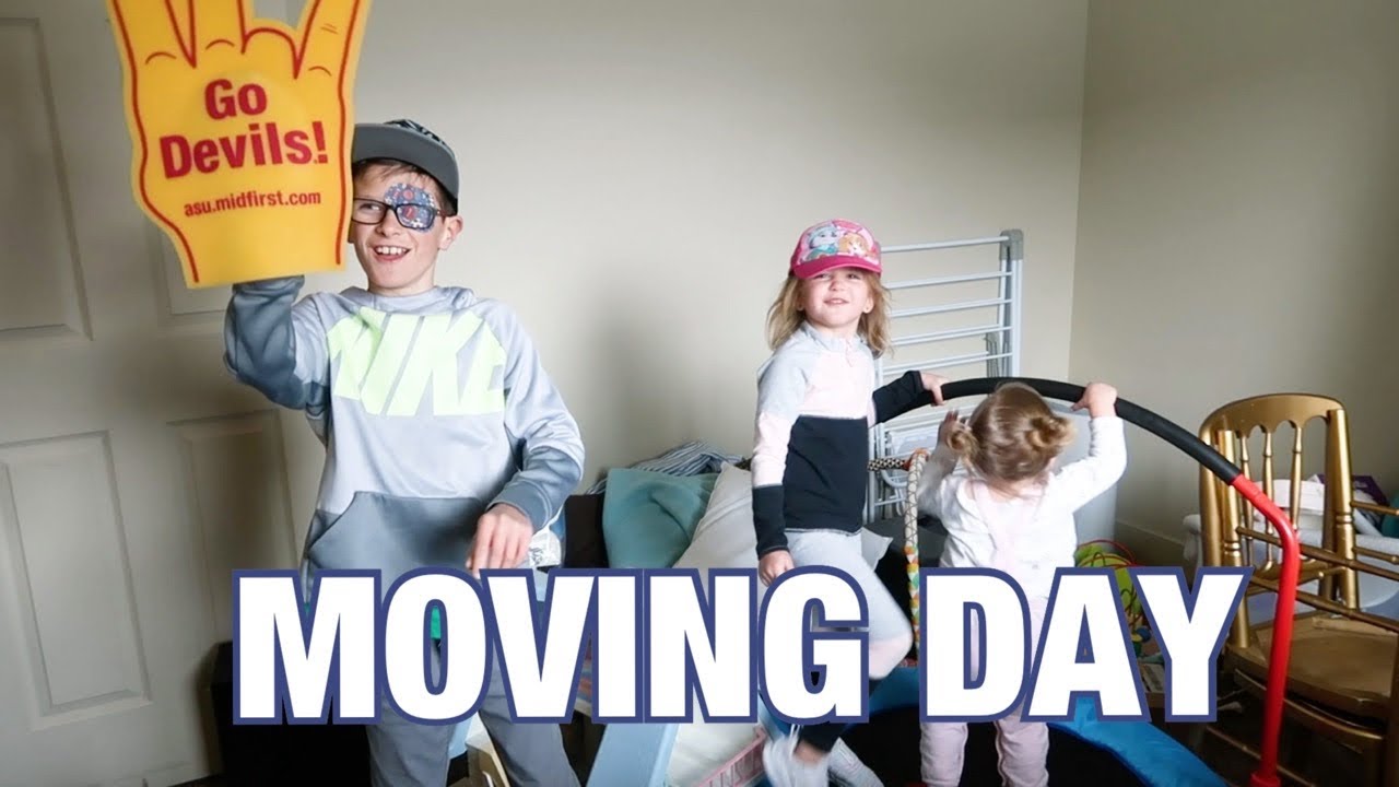 MOVING DAY! | PUTTING KIDS TO WORK WITH LOTS OF CHORES 🥴