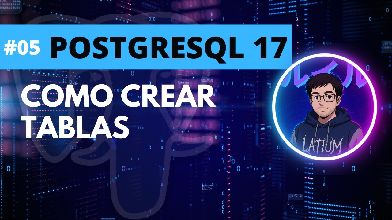 Como Crear Tablas en PostgreSQL