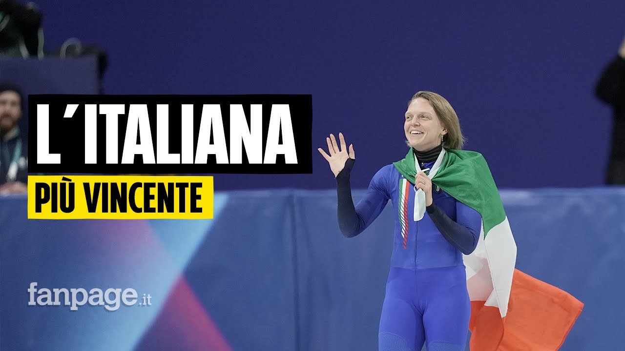 Arianna Fontana dopo la 13esima medaglia olimpica: 
