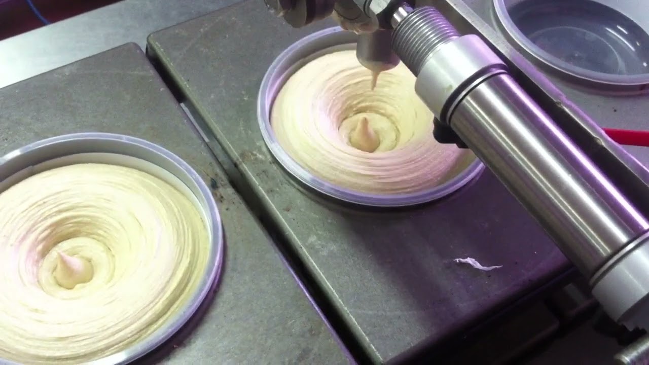 Piston Filler Sarvo automatic hummus from Miki's delicacies