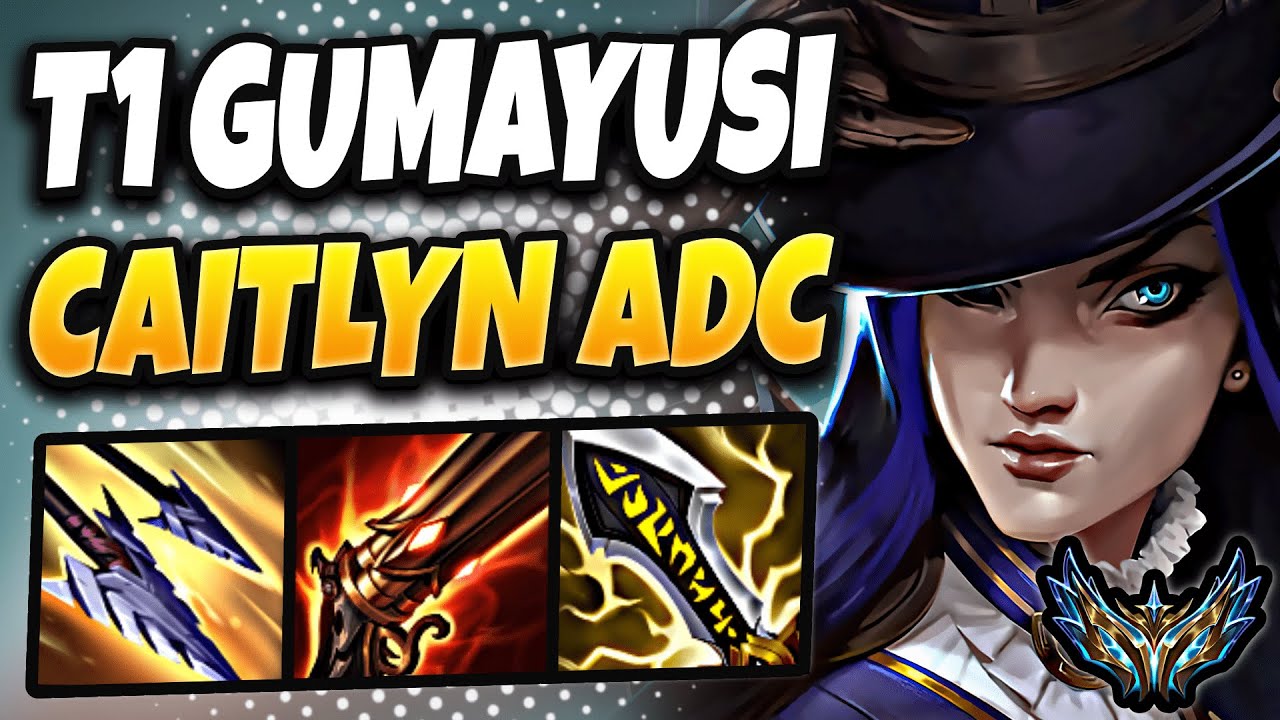 T1 Gumayusi Caitlyn ADC vs Jhin - Patch 25.7 Korea Challenger ✅